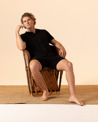 The Tropez Jacquard Short - Onyx