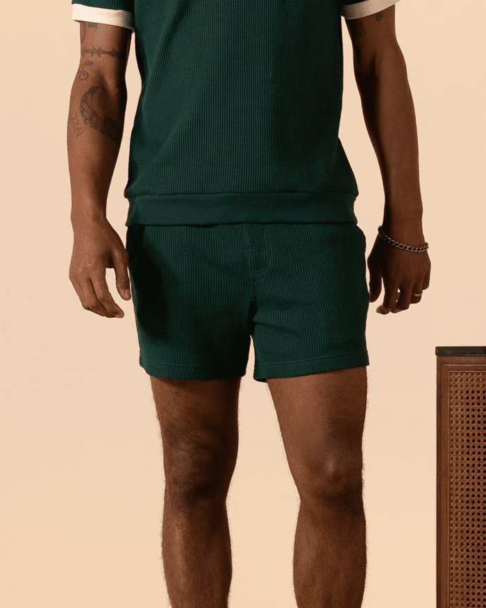Men's Cannes Waffle Knit Shorts - Albero – Dandy Del Mar