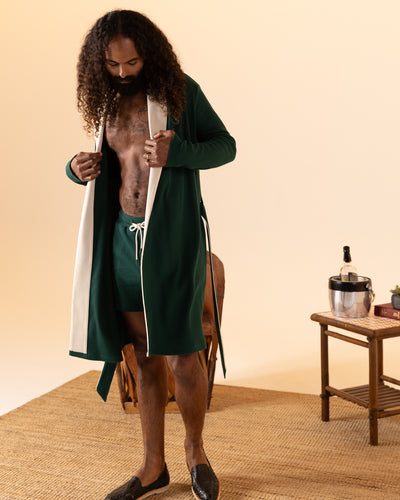 The Cannes Waffle Knit Robe - Albero - Dandy Del Mar