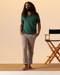 The Palamos Knit Polo Shirt - Albero