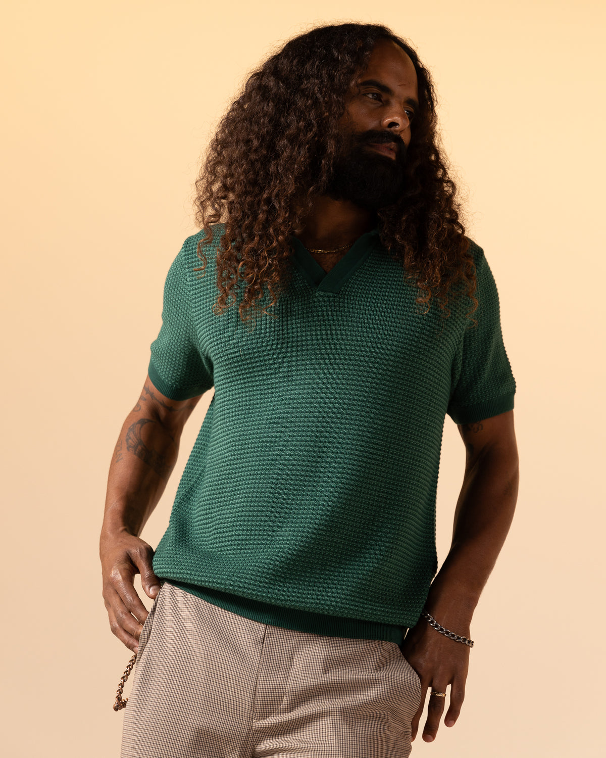 Palamos Knit Polo Shirt Albero
