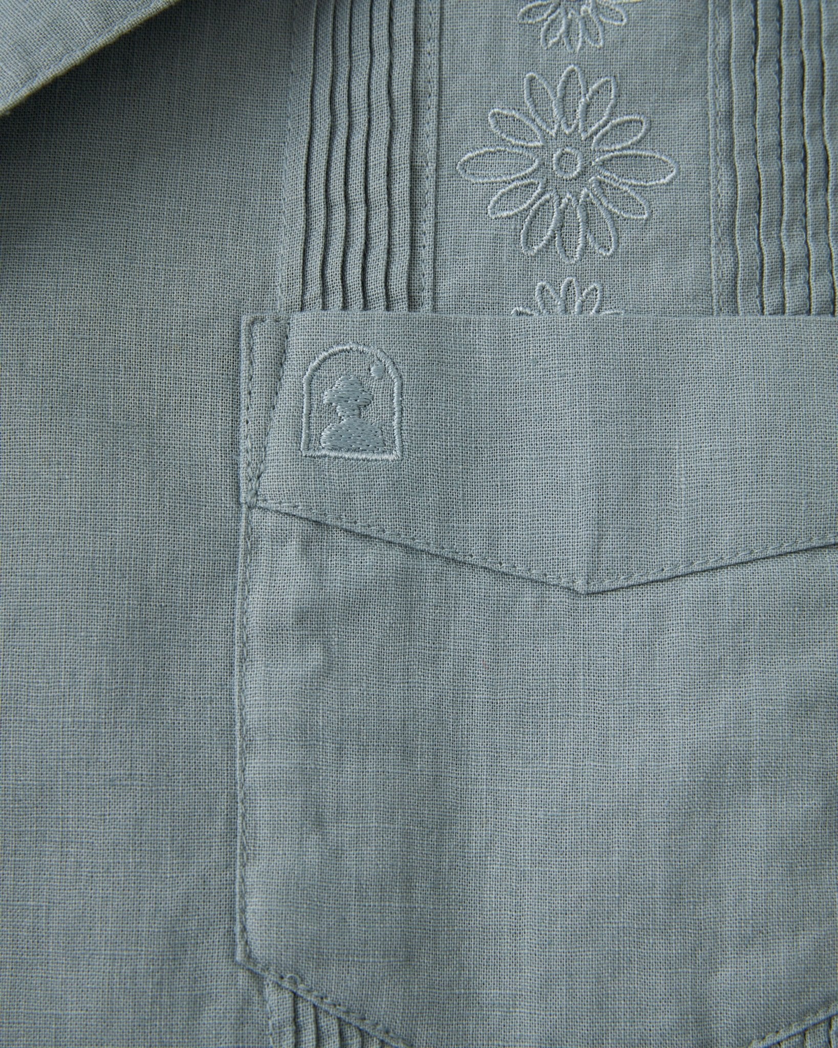The Brisa Linen Shirt - Abalone - Dandy Del Mar