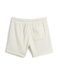 The Cannes Waffle Knit Shorts - Vintage Ivory