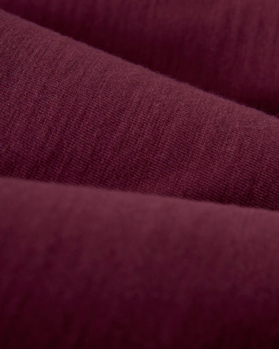 The Ensenada Long Sleeve Henley - Bordeaux - Dandy Del Mar