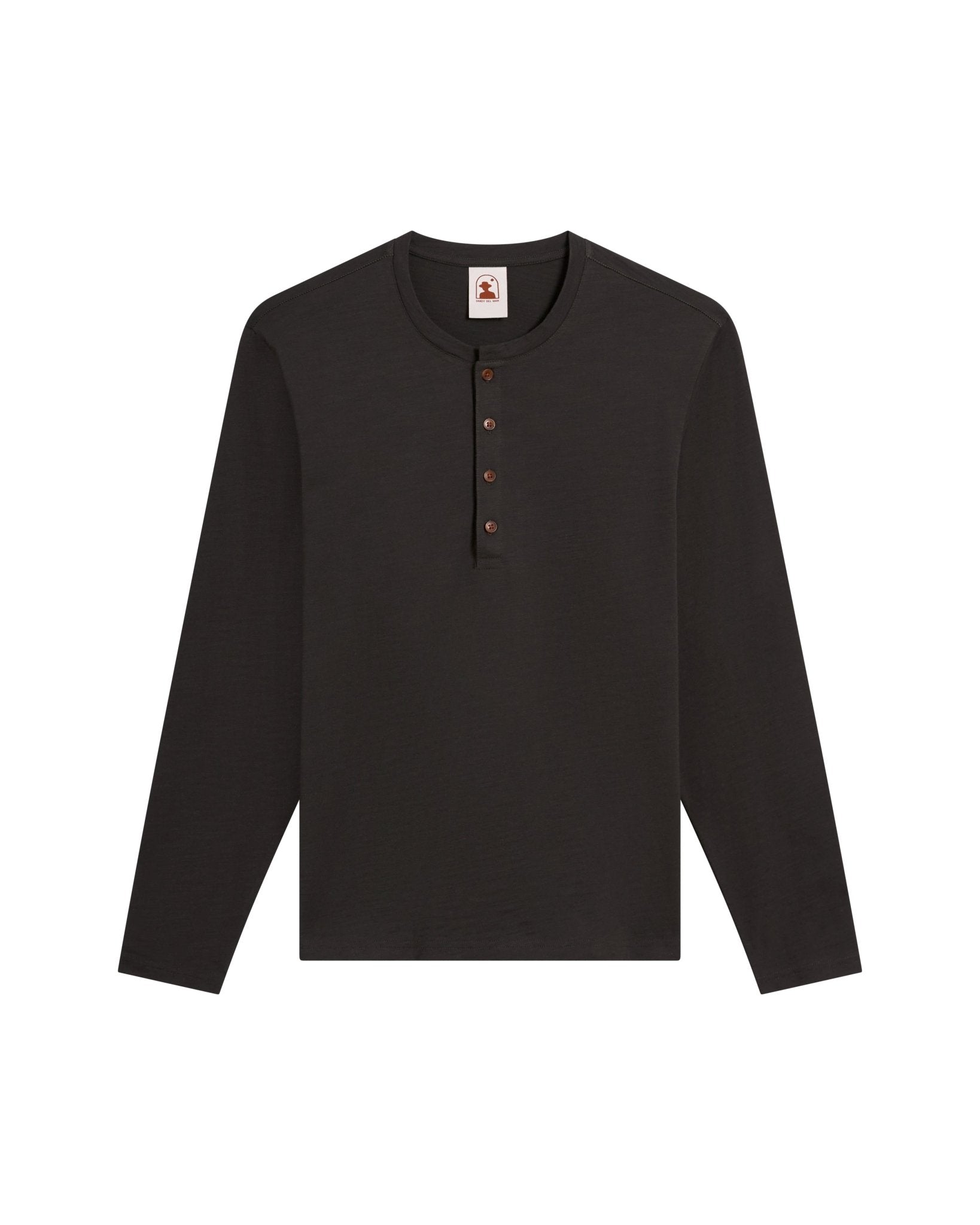 Men's Ensenada Long Sleeve Henley - Albatross – Dandy Del Mar