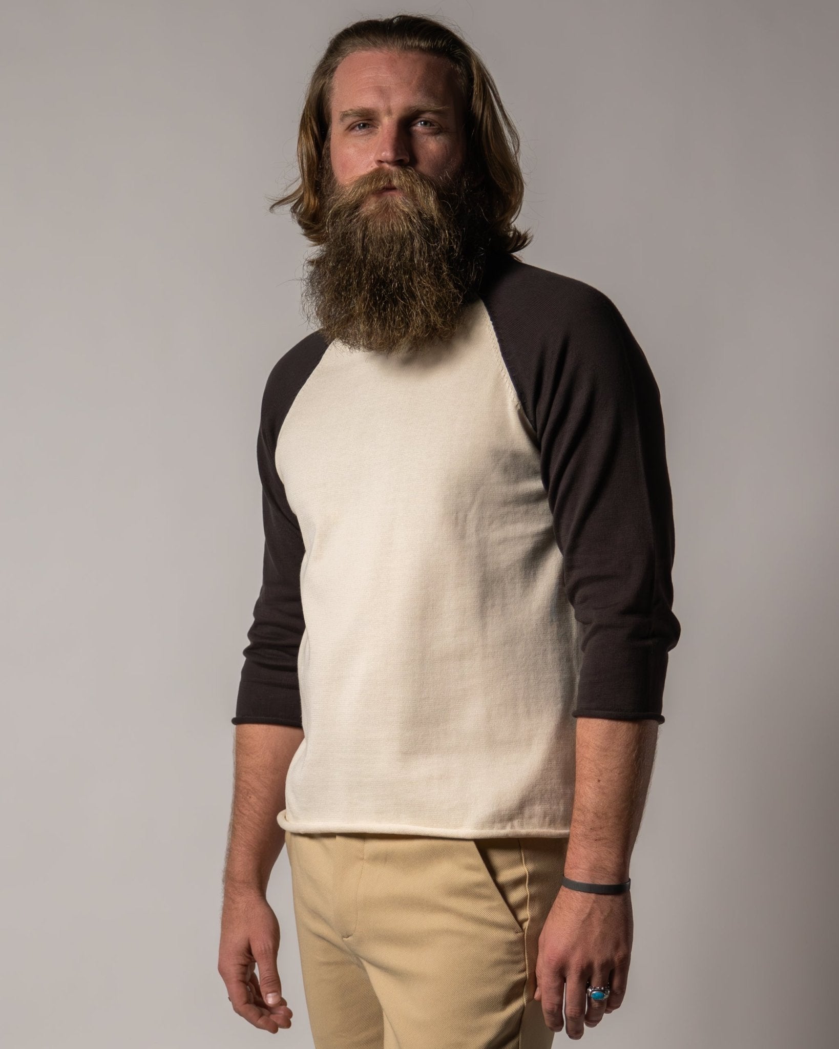 The Grenada Sweater Knit Baseball Tee - Tierra - Dandy Del Mar
