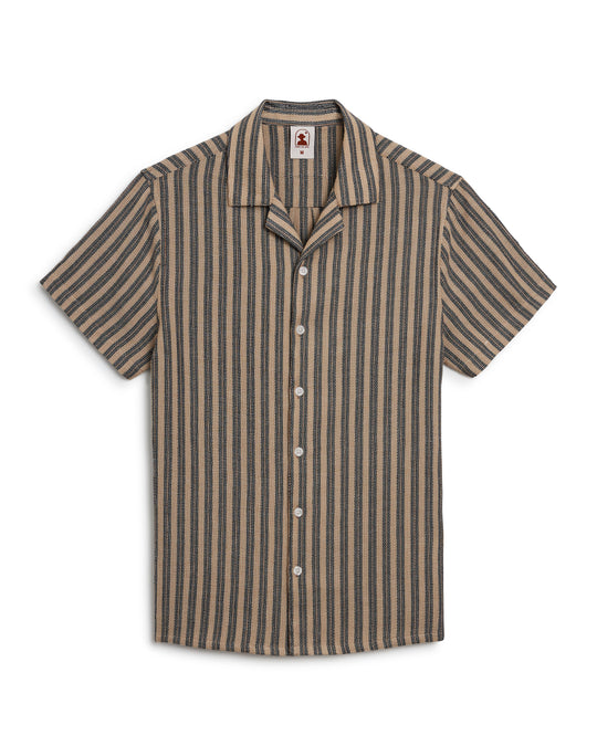 PALMA STRIPE PRINT KNIT PULLOVER
