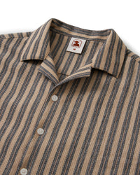 The Palma Shirt - Cacao Stripe