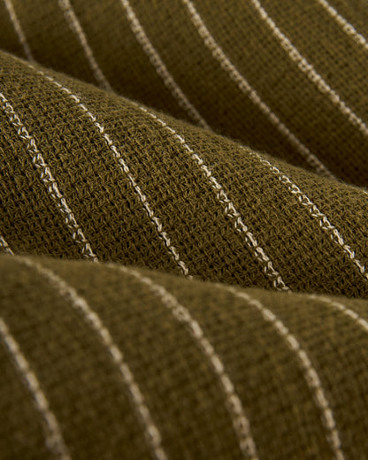 The Palma Long Sleeve Shirt - Arbequina Stripe - Dandy Del Mar