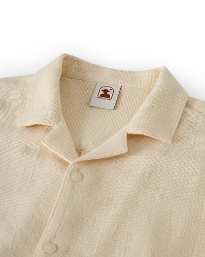 The Palma Long Sleeve Shirt - Scallop - Dandy Del Mar