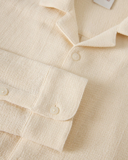 The Palma Long Sleeve Shirt - Scallop - Dandy Del Mar