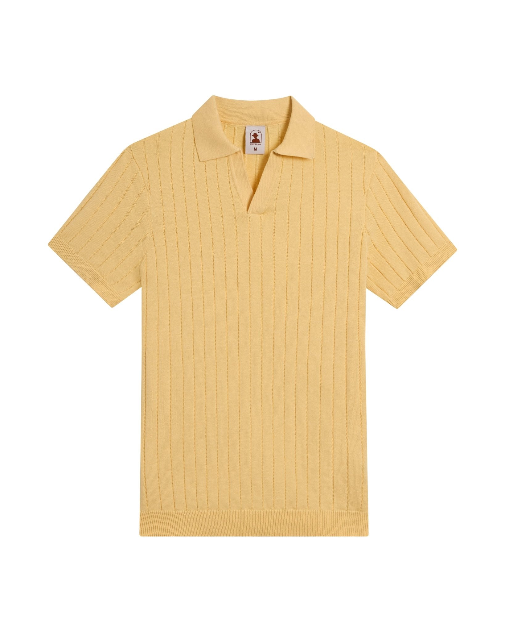 The Sebastian Knit Polo Shirt - Vanille - Dandy Del Mar