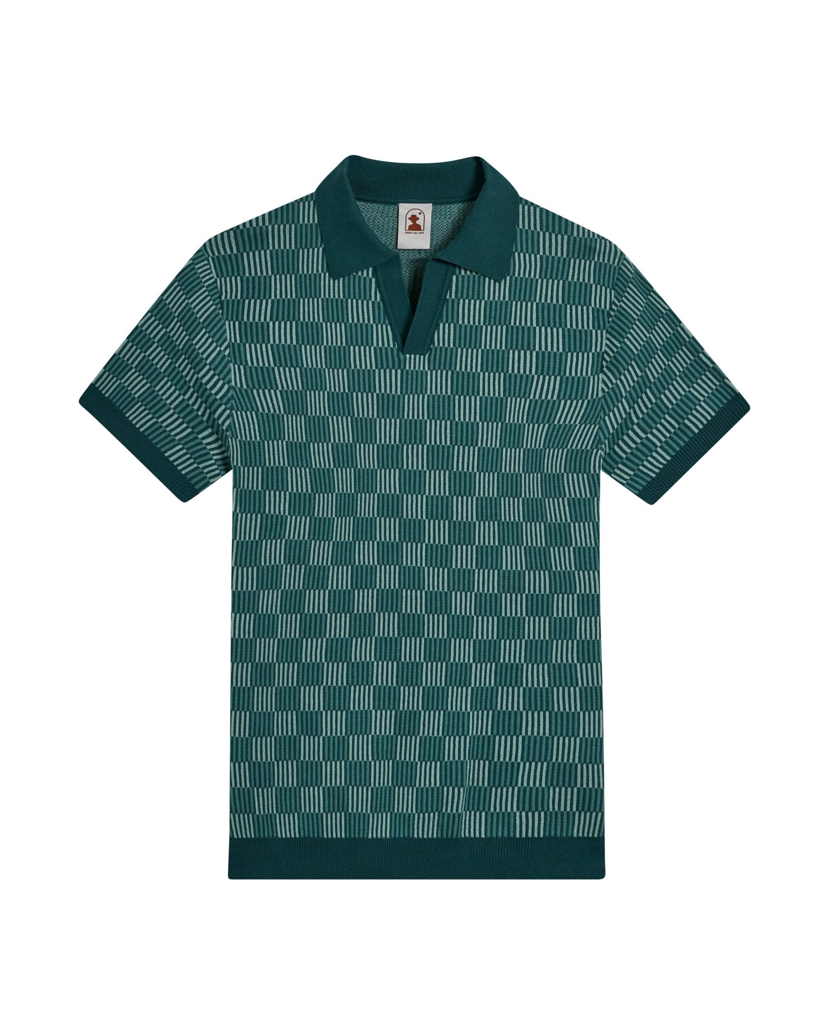 Men's Sebastian Knit Polo Shirt - Tempest Blue – Dandy Del Mar