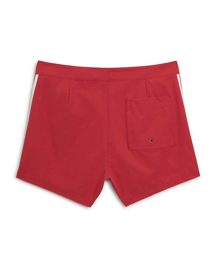 The Dandy Del Mar Stirata Short - Currant is shown on a white background.