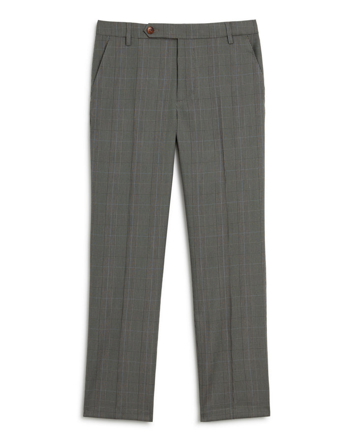 A pair of relaxed fit grey The Tresco Trouser - Albatross pants from Dandy Del Mar.