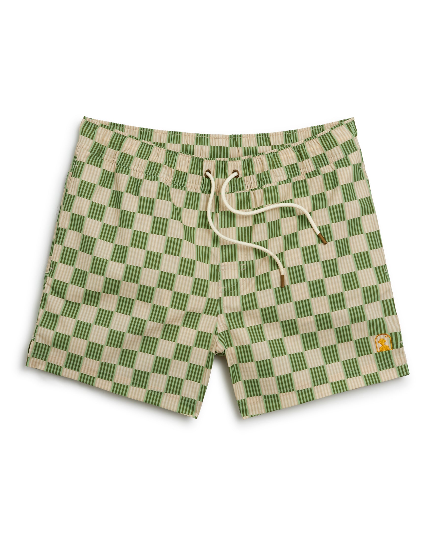 A Dandy Del Mar Ventura Volley Short - Arbequina swim trunks.