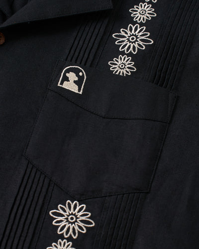 The Brisa Linen Shirt - Onyx - Dandy Del Mar