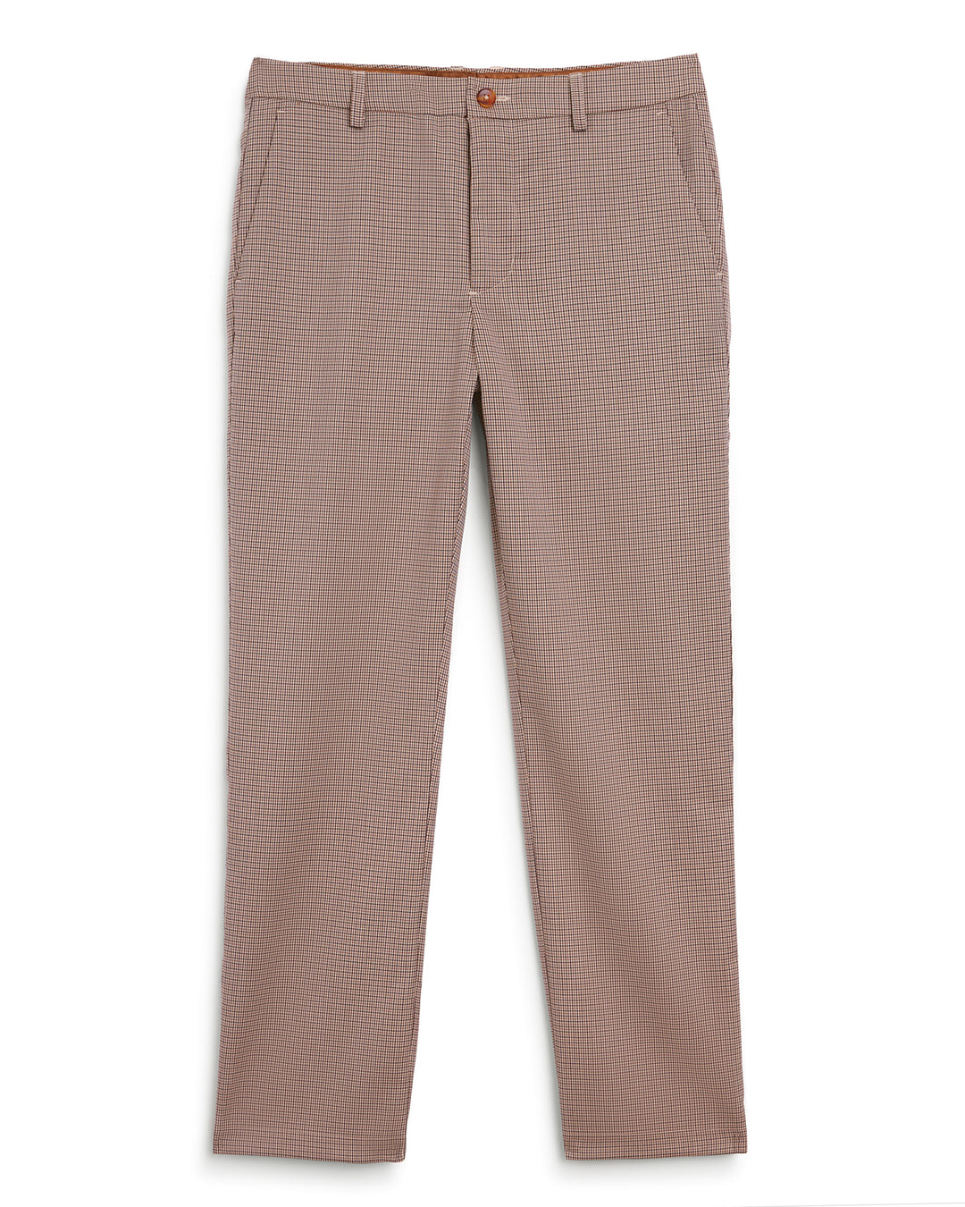 The Tresco Trouser - Carajillo by Dandy Del Mar in beige with a relaxed fit.
