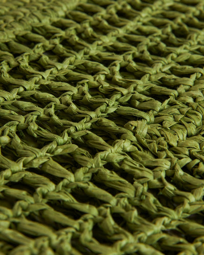 The Amabile Raffia Bag - Verde - Dandy Del Mar