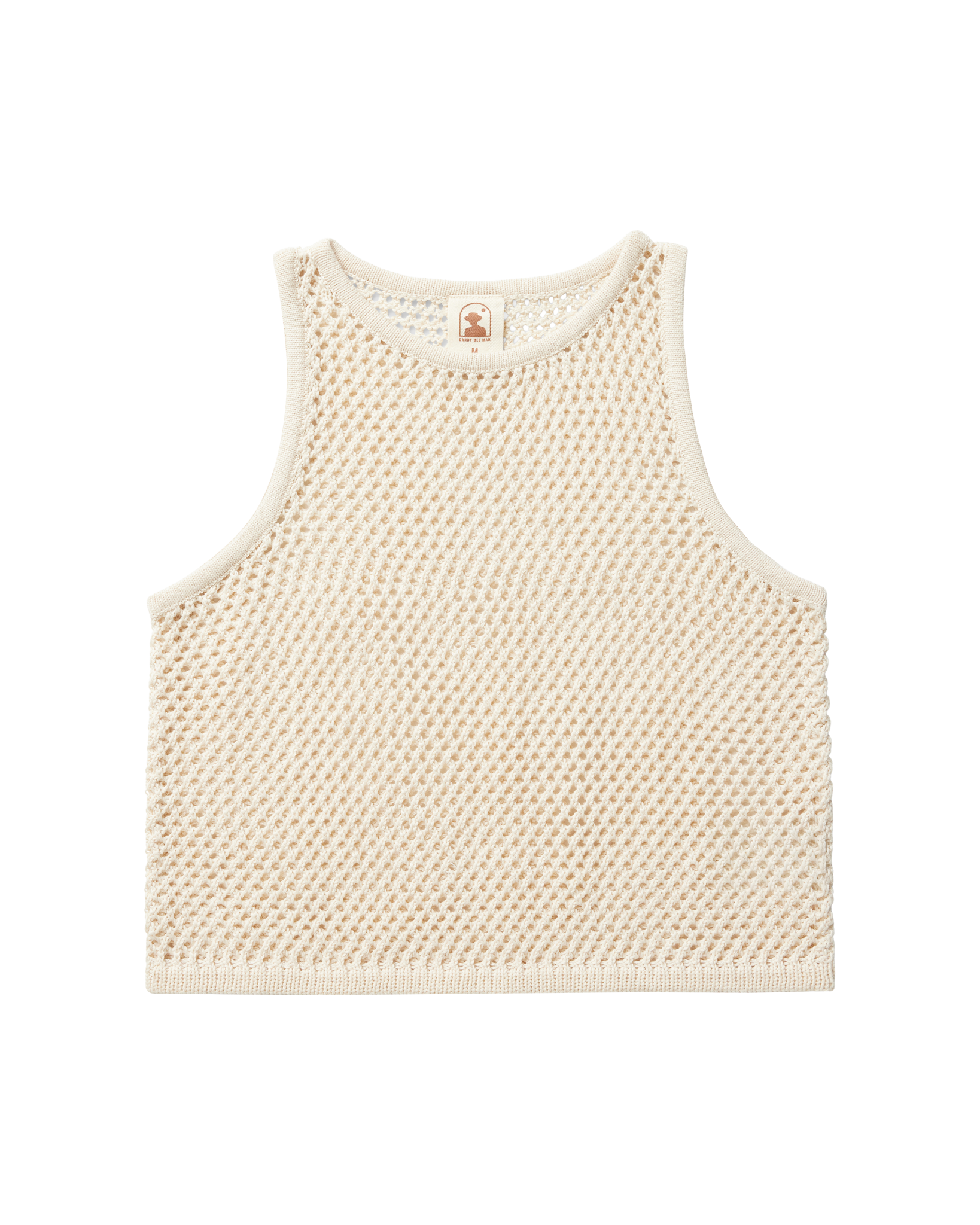 The Malaga Crochet Tank - Vintage Ivory - Dandy Del Mar