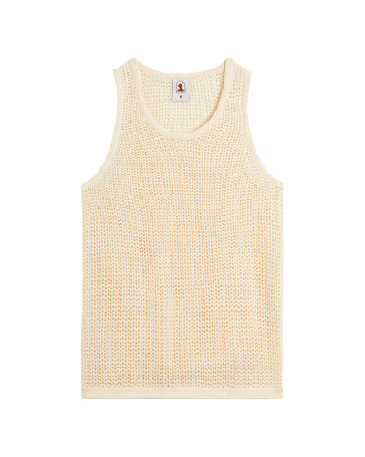 The Dominica Crochet Tank - Vintage Ivory - Dandy Del Mar