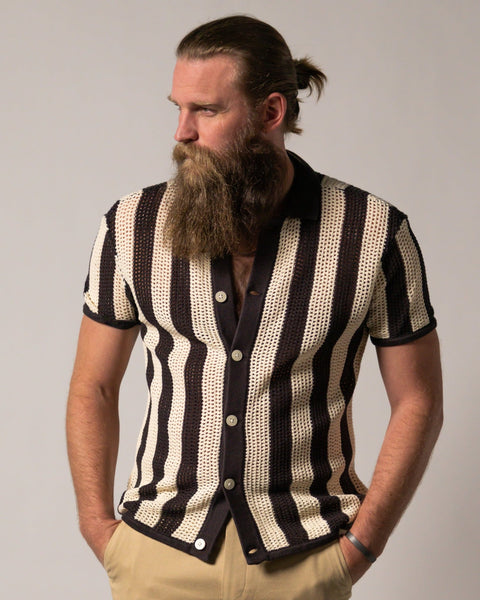 The Dominica Crochet Shirt - Tierra – Dandy Del Mar