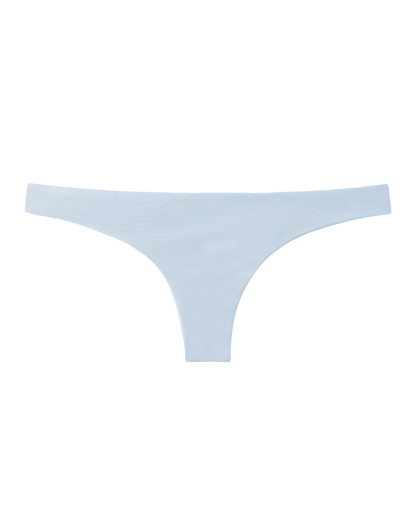 The Gomera Bottom - Comet Grey by Dandy Del Mar, a women's thong underwear, shown against a plain black background.