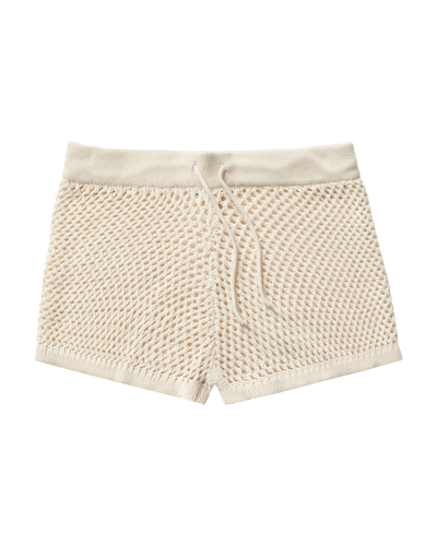 Women's Malaga Crochet Shorts - Vintage Ivory – Dandy Del Mar