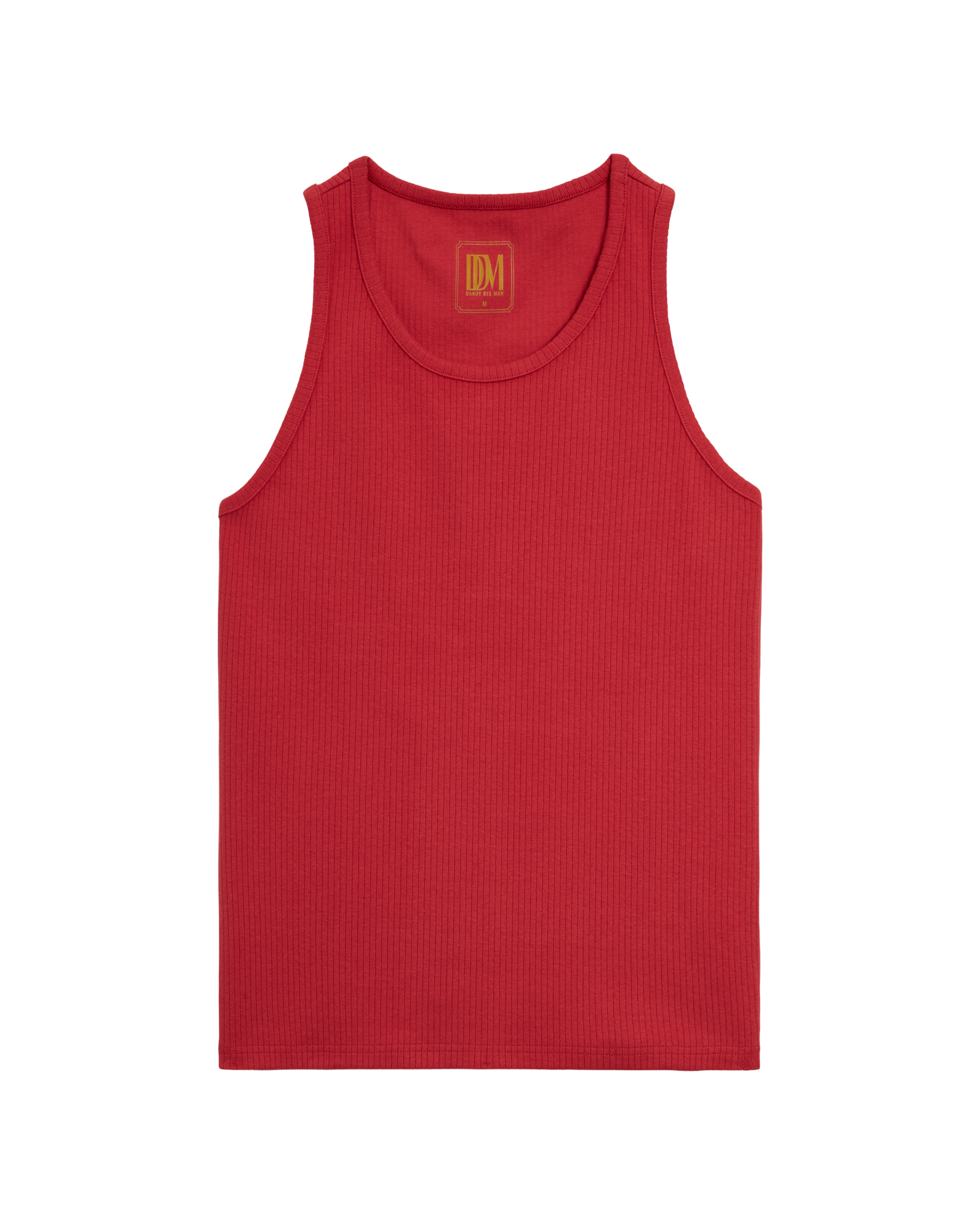 Men's Milan Rib Tank - Currant – Dandy Del Mar