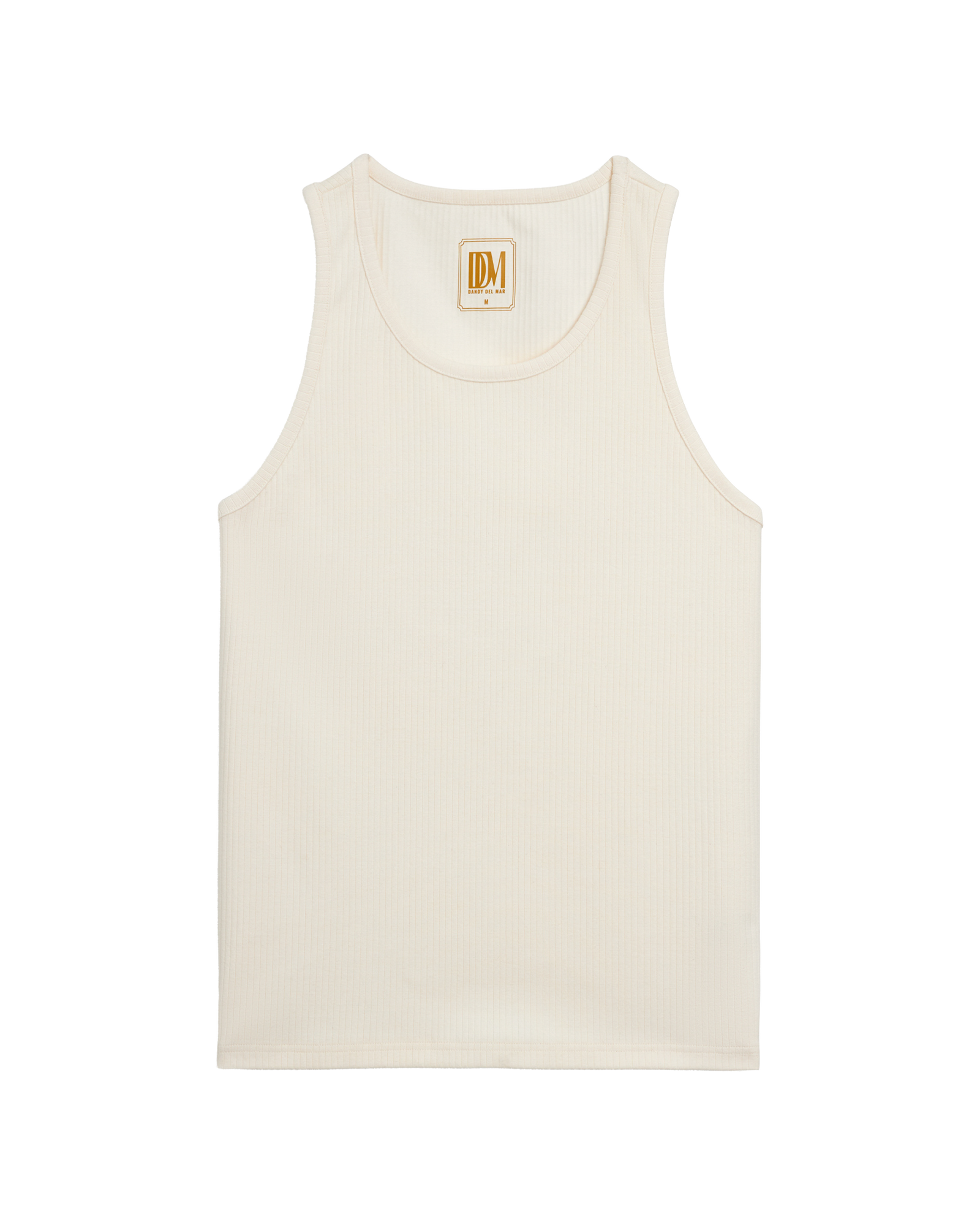 Men's Milan Rib Tank - Shell – Dandy Del Mar Men's Milan Rib Tank - Shell – Dandy Del Mar