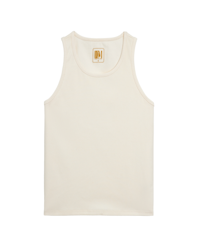 Men's Milan Rib Tank - Shell – Dandy Del Mar Men's Milan Rib Tank - Shell – Dandy Del Mar