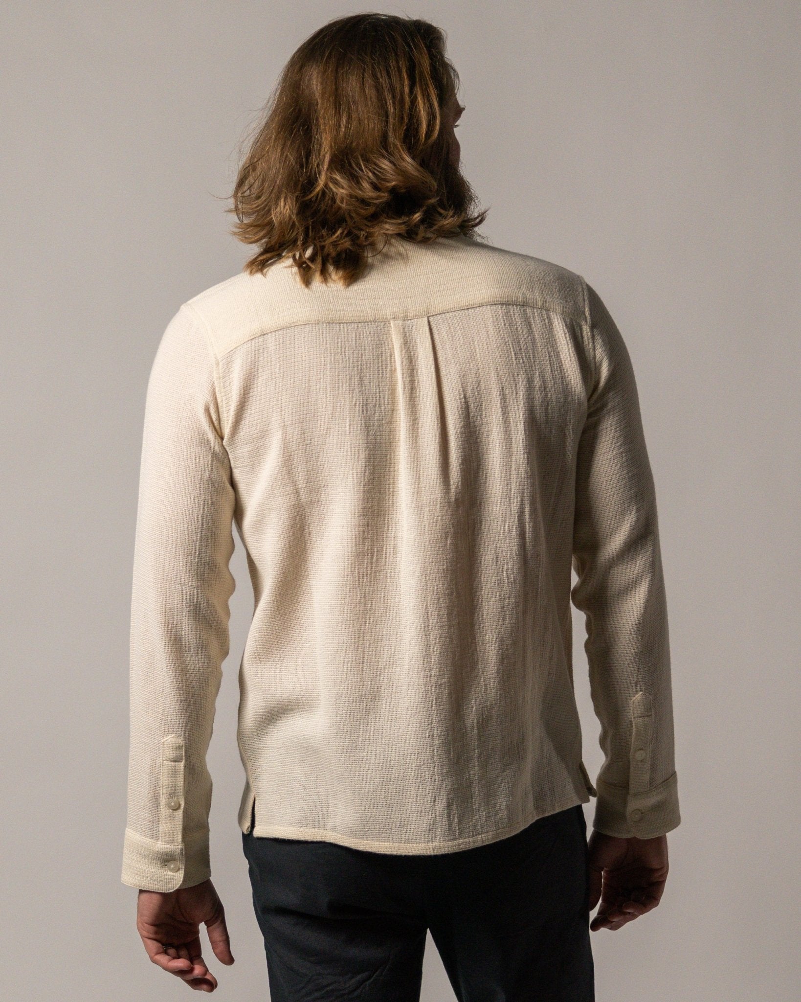 Men's Palma Long Sleeve Shirt - Scallop – Dandy Del Mar