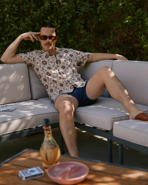 The Grenadine Crinkle Gauze Shirt - Sabbia – Dandy Del Mar