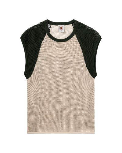 The Porto Crochet Tank - Sabbia - Dandy Del Mar