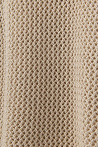 The Porto Crochet Tank - Sabbia