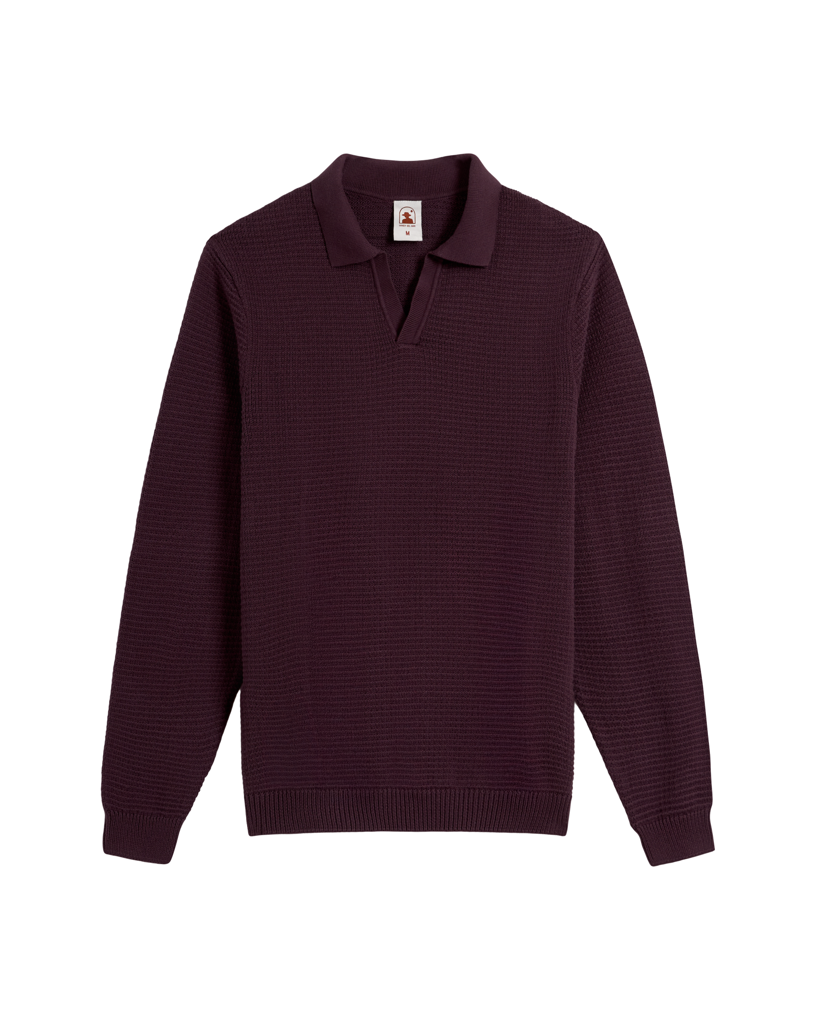 The Sebastian Long Sleeve Polo - Amethyst - Dandy Del Mar