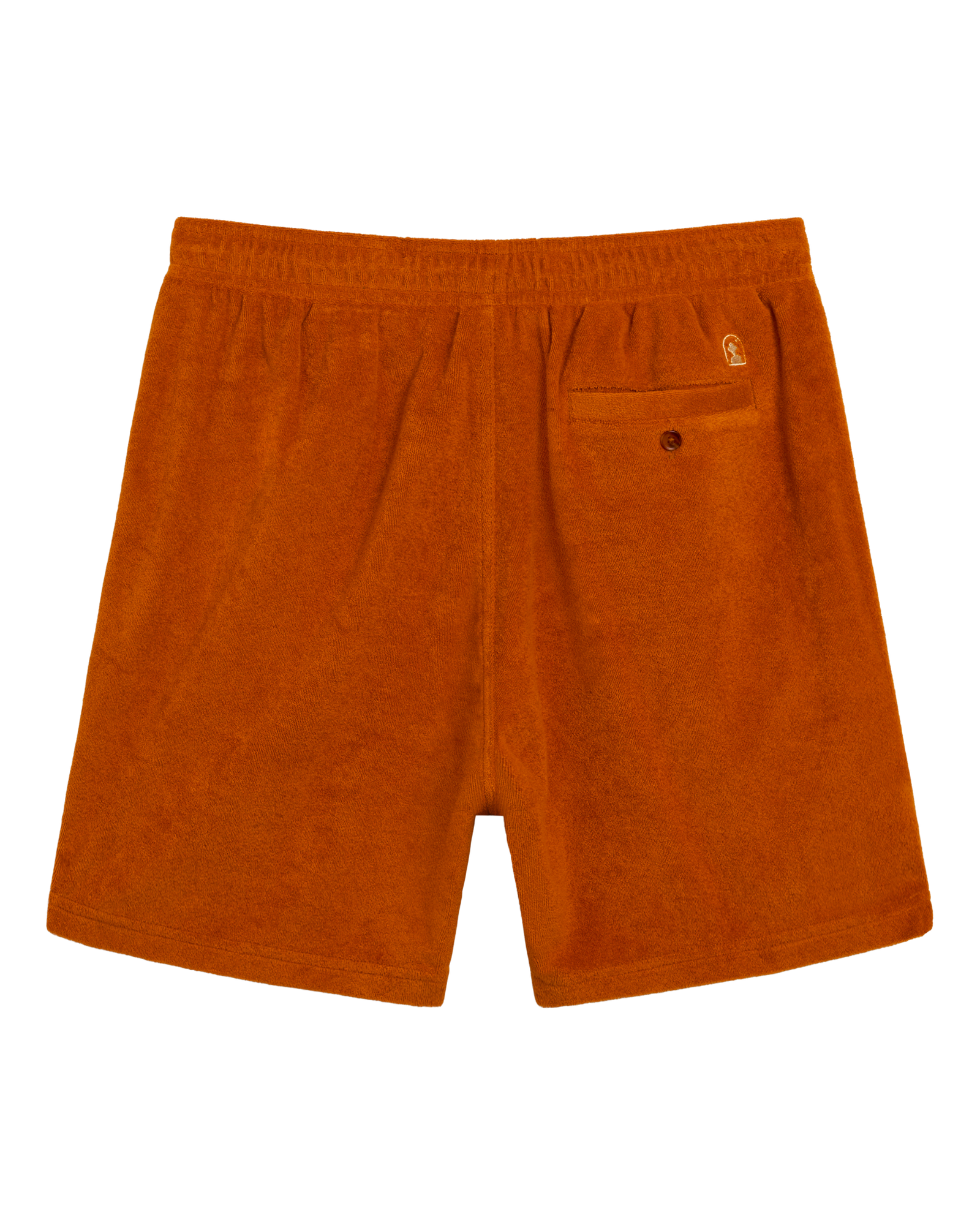 Men's Tropez Terry Cloth Shorts - Burnt Sienna – Dandy Del Mar