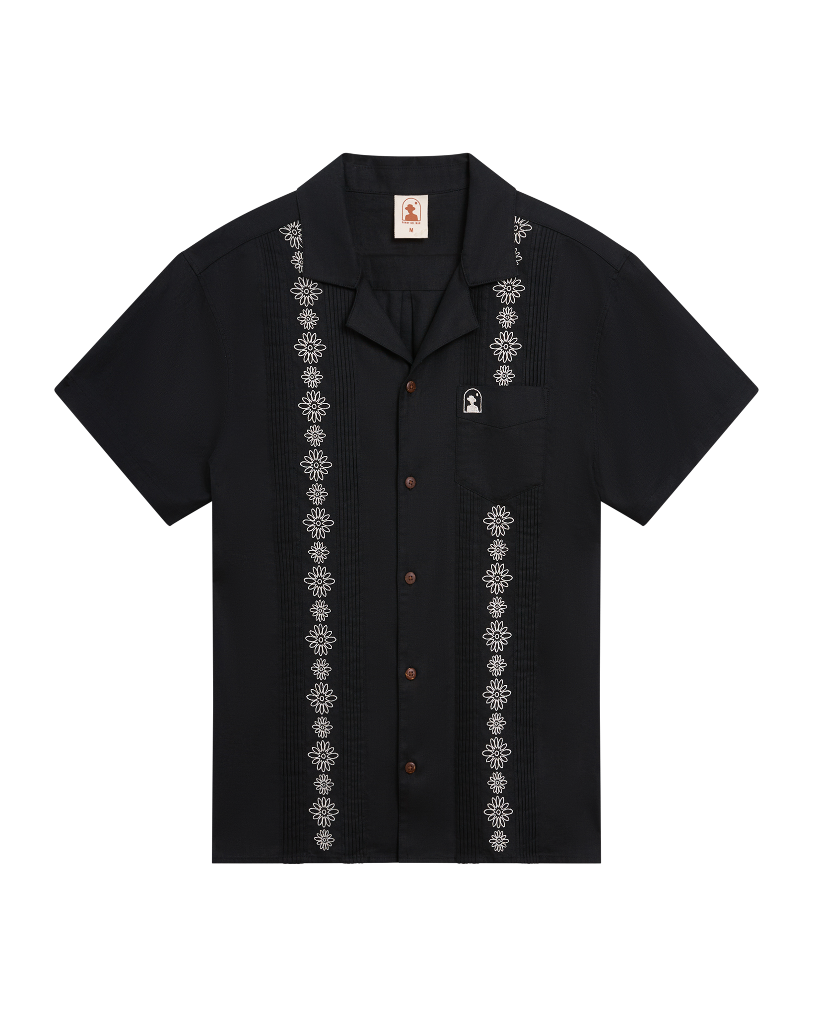 The Brisa Linen Shirt - Onyx - Dandy Del Mar