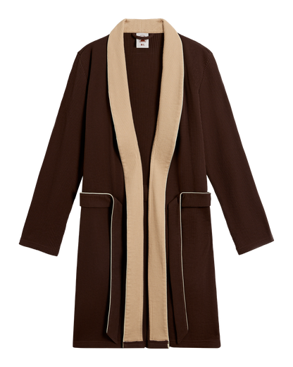 The Cannes Waffle Knit Robe - Carajillo