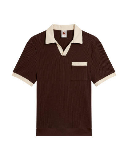 The Cannes Waffle Knit Shirt - Carajillo