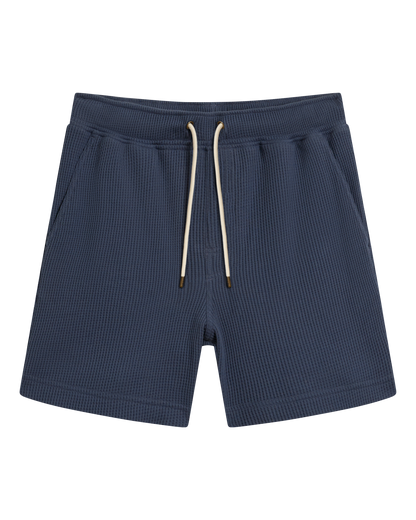 The Cannes Waffle Knit Shorts - Moontide