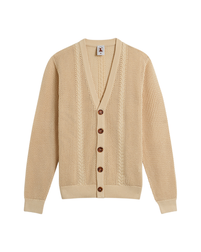 The Crete Crochet Cardigan - Sabbia - Dandy Del Mar
