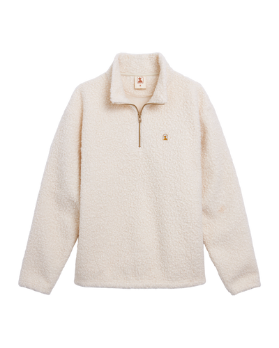 The Cusco Sherpa Pullover - Vintage Ivory - Dandy Del Mar