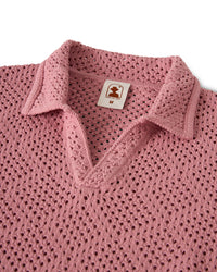 The Antibes Crochet Shirt - Dawn