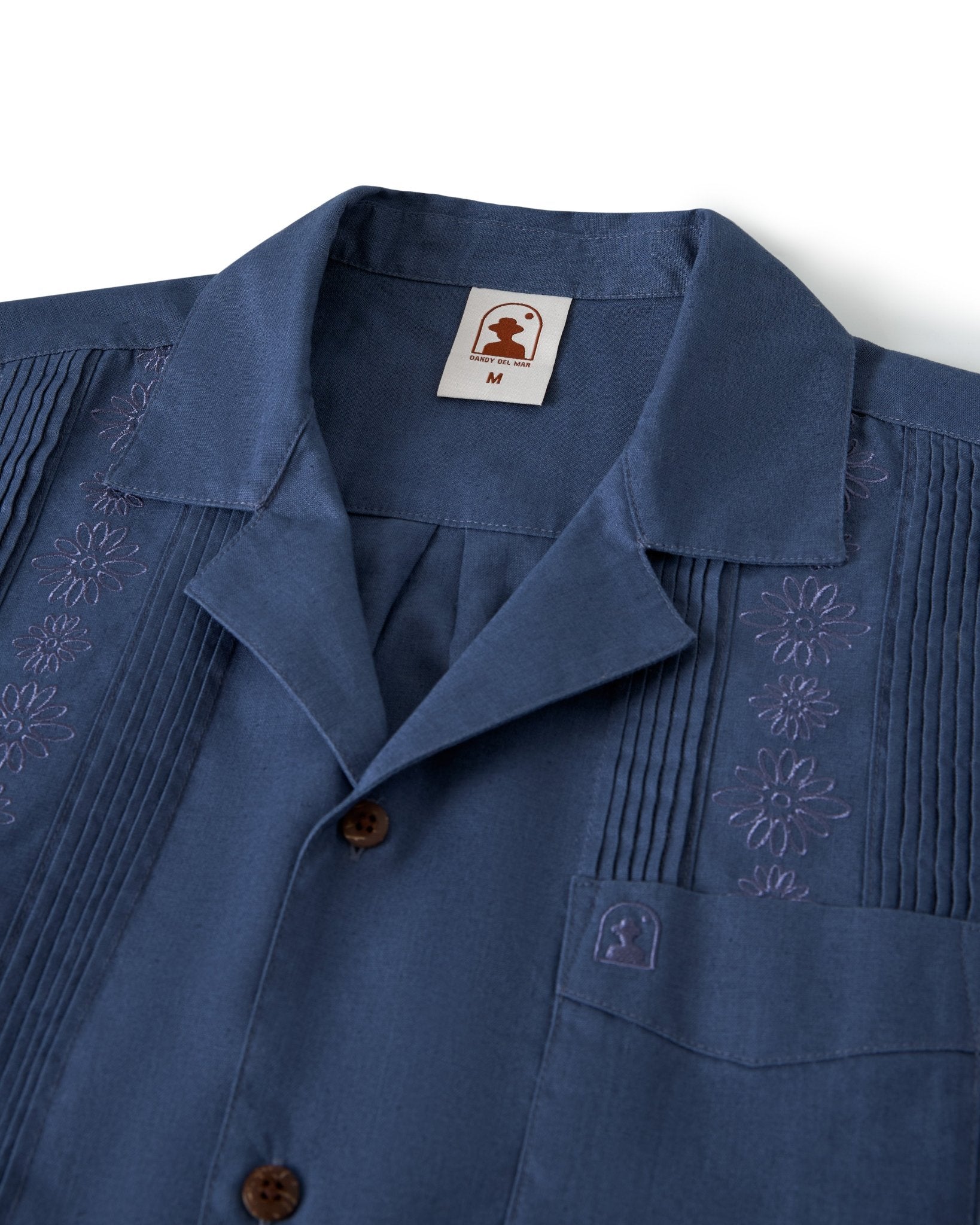 The Brisa Linen Shirt - Moontide - Dandy Del Mar