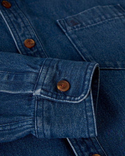 The Cartagena Denim Shirt - Indigo - Dandy Del Mar