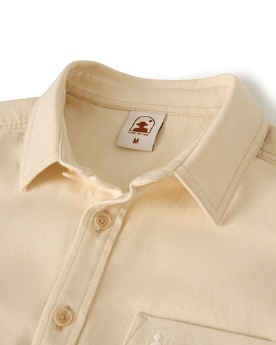 The Cartagena Denim Shirt - Scallop - Dandy Del Mar