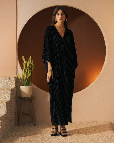 Women's Marsala Kaftan - Onyx S/M Women's Marsala Kaftan - Onyx S/M