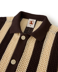 The Dominica Crochet Shirt - Tierra