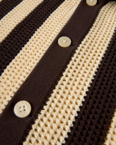 The Dominica Crochet Shirt - Tierra - Dandy Del Mar